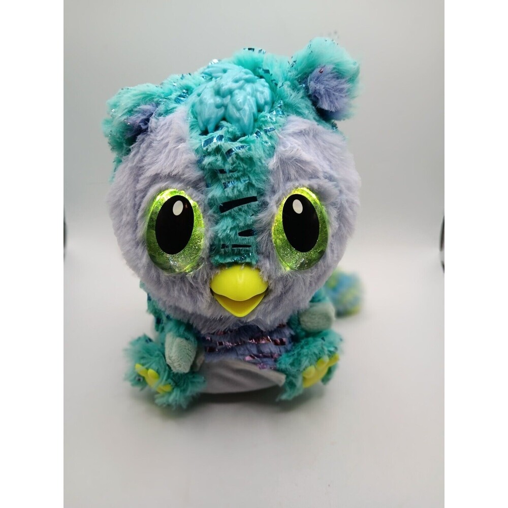 Hatchimals Hatchibabies Cheetree 6" Interactive Blue/Pink Bird Toy, Moves/Talks